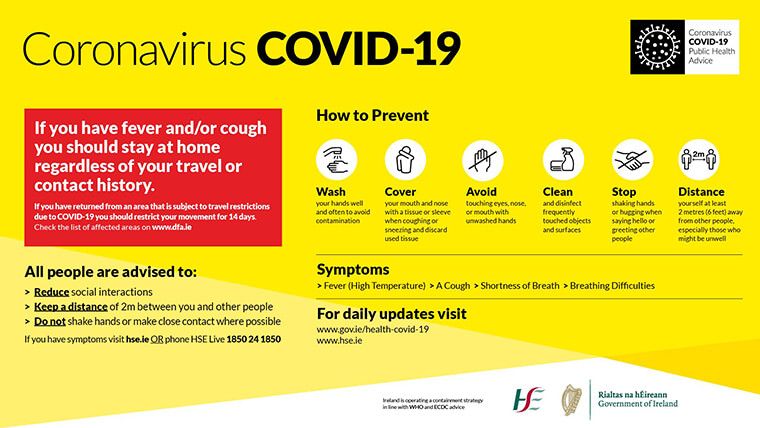Important Customer Notice Covid-19