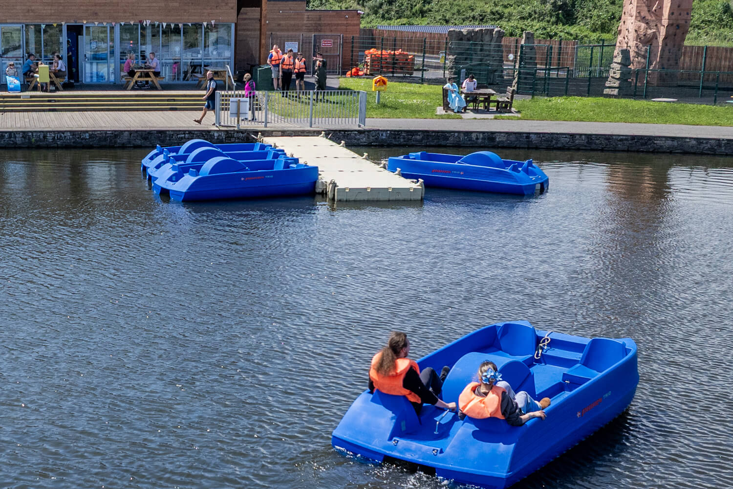 Pedalo Boats at Tralee Bay Wetlands