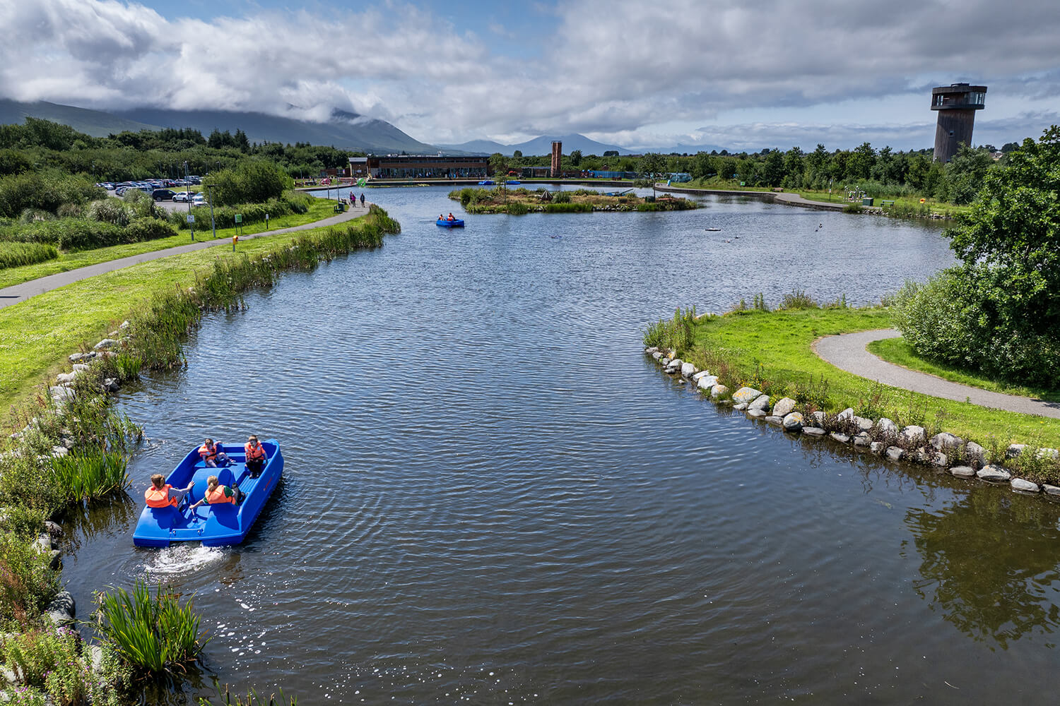 Pedalo Boats at Tralee Bay Wetlands