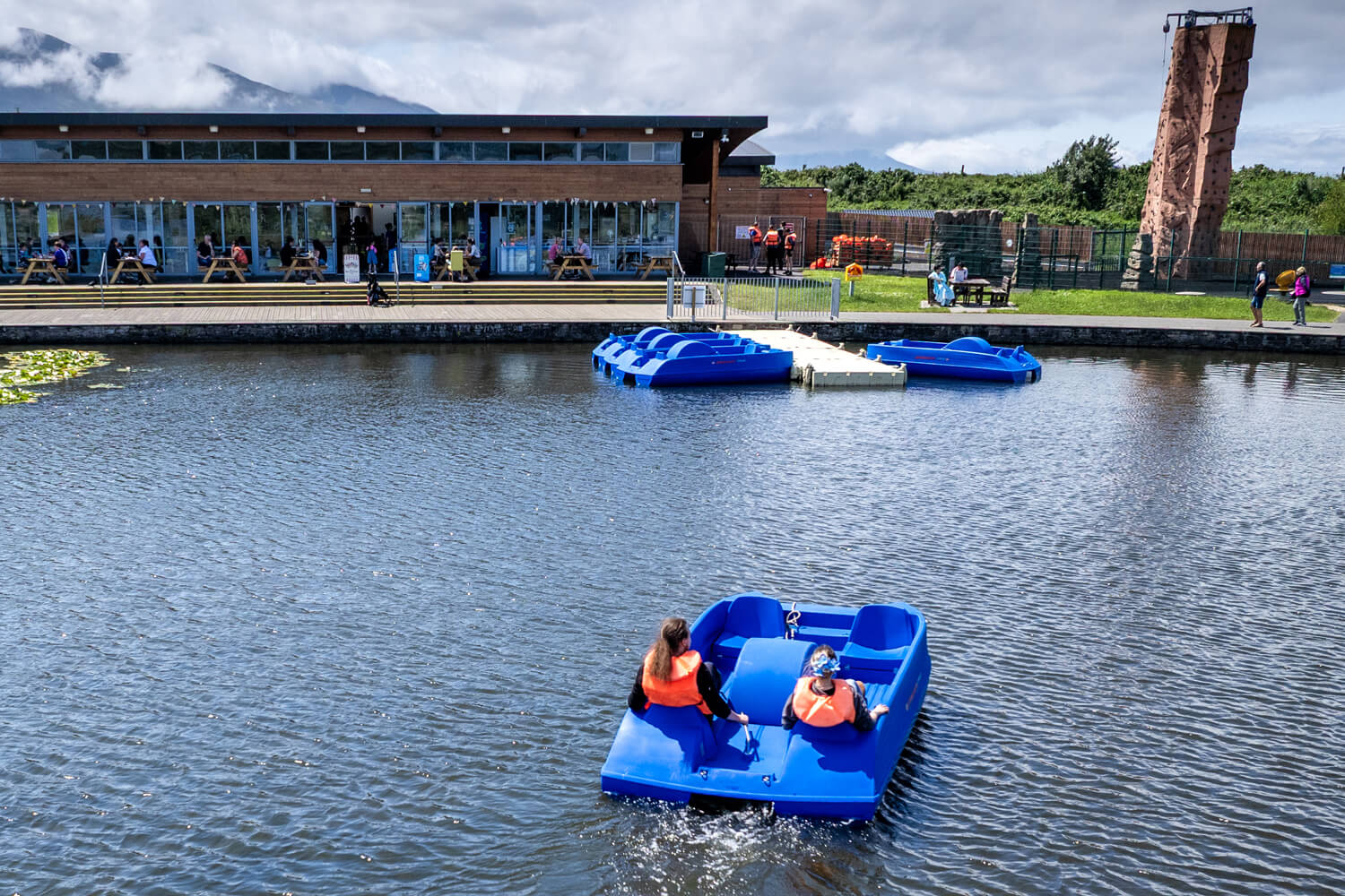 Pedalo Boats at Tralee Bay Wetlands